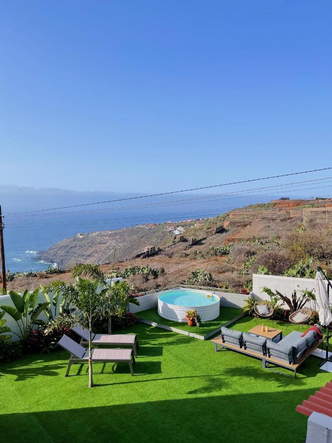 Willa Casa Con Piscina Y Jardin Con Vistas Al Mar Puerto de la Madera Zewnętrze zdjęcie