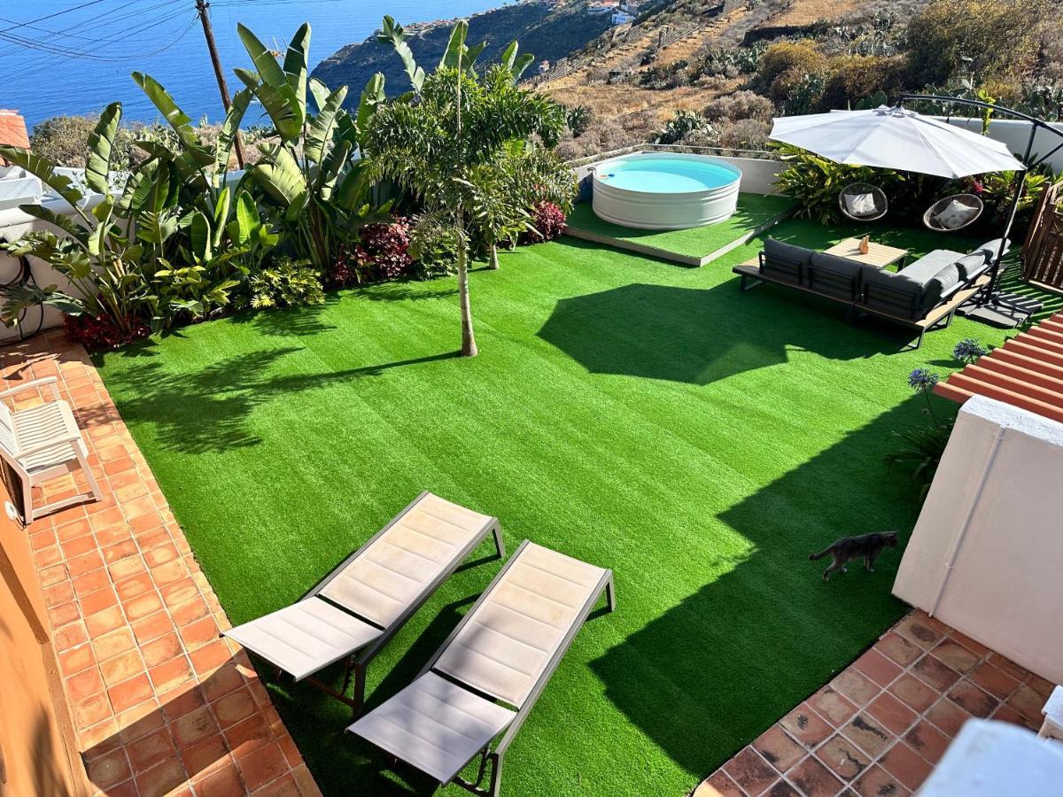 Willa Casa Con Piscina Y Jardin Con Vistas Al Mar Puerto de la Madera Zewnętrze zdjęcie